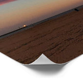 Schöner Sonnenuntergang Poster (Ecke)