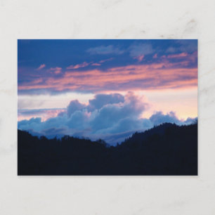 Schöner Sonnenuntergang Postkarte