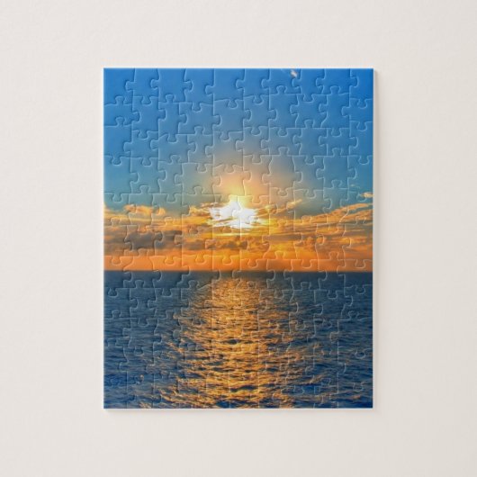 Schöner Sonnenuntergang Puzzle (Vertikal)