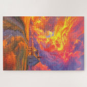 Schöner Sonnenuntergang Puzzle (Horizontal)