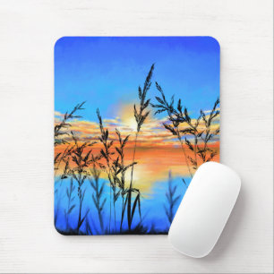 Schöner Sonnenuntergang - Spiegel - Original Maler Mousepad