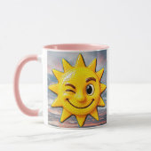 Schöner Sonnenuntergang Tasse (Links)