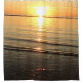 Schöner Sonnenuntergang über Cape Cod Harbour Dusc Duschvorhang (Vorderseite)