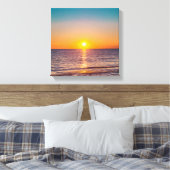 Schöner Sonnenuntergang über dem Ozean Leinwanddruck (Insitu (Schlafzimmer))