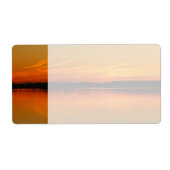 Schöner Sonnenuntergang über der Seenlandschaft (Vorne)