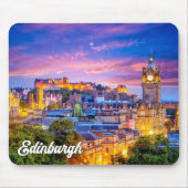 Schöner Sonnenuntergang über Edinburgh, Schottland Mousepad (Vorne)