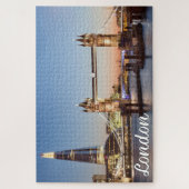 Schöner Sonnenuntergang über London, England Puzzle (Vertikal)