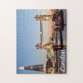 Schöner Sonnenuntergang über London, England Puzzle (Vertikal)