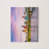 Schöner Sonnenuntergang über Portland, Oregon Puzzle (Vertikal)