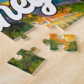 Schöner Sonnenuntergang über Sydney, Australien Puzzle (Seite)