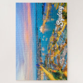 Schöner Sonnenuntergang über Sydney, Australien Puzzle (Vertikal)