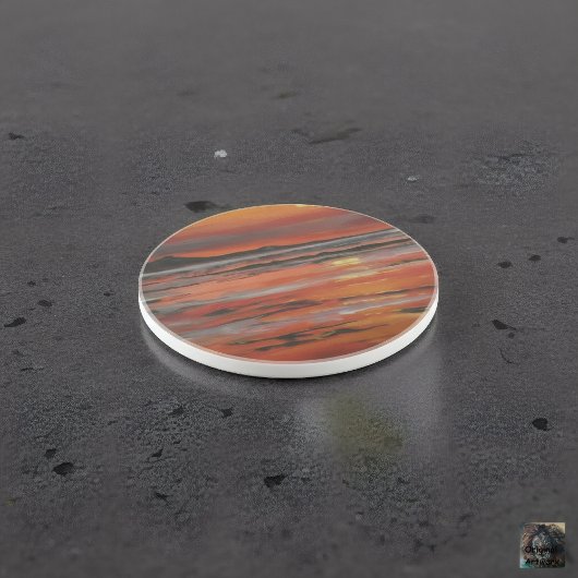 Schöner Sonnenuntergang Untersetzer