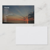 Schöner Sonnenuntergang Visitenkarte (Vorne/Hinten)
