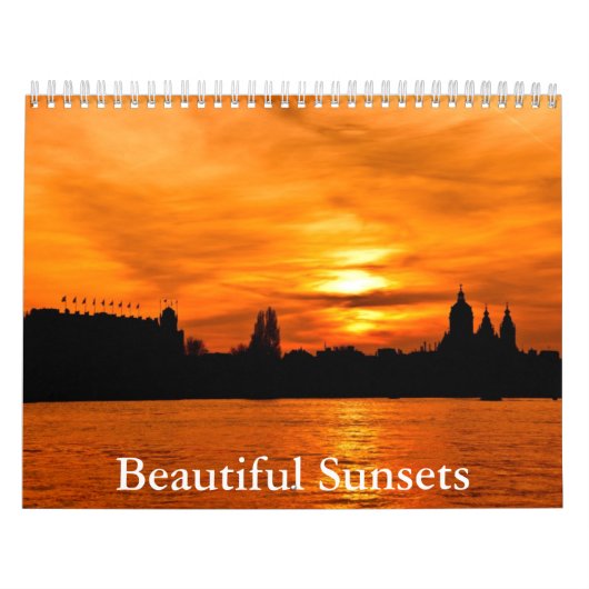 Schöner Sonnenuntergangs-Kalender Kalender (Titelbild)