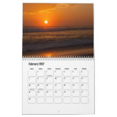Schöner Sonnenuntergangs-Kalender Kalender (Feb 2027)