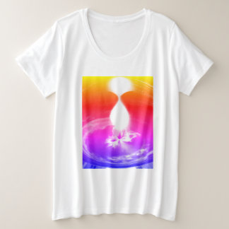Schöner Sonnenuntergangsgeist trendiger Urlaub Große Größe T-Shirt