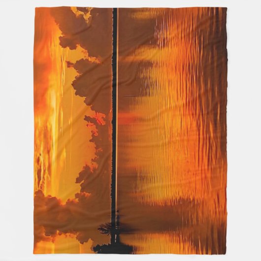 SCHÖNER SONNENVERKEHR FLEECEDECKE (Vorderseite)