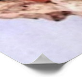 Schöner Spanischer Flamenco-Tänzer in Red Polka Do Poster (Ecke)