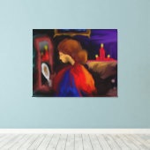 Schöner Spiegel Leinwanddruck (Insitu (Holzboden))