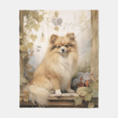 Schöner Spitz Fleecedecke (Vorderseite)