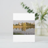 Schöner Stall im Wasser Postkarte (Stehend Vorderseite)