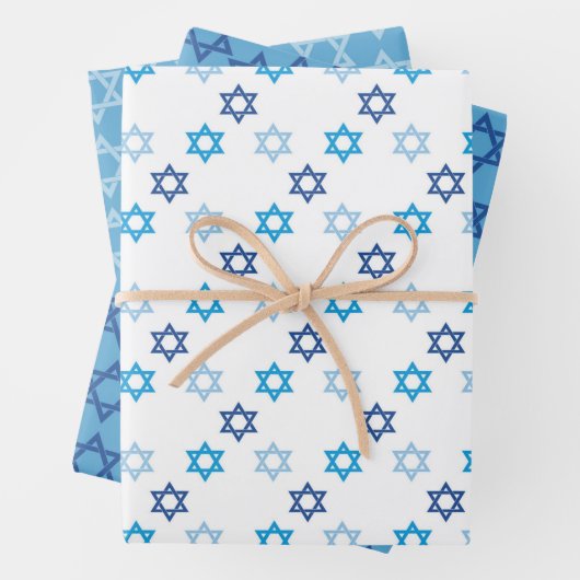 Schöner Star von David Geschenkpapier Set (Beispiel)