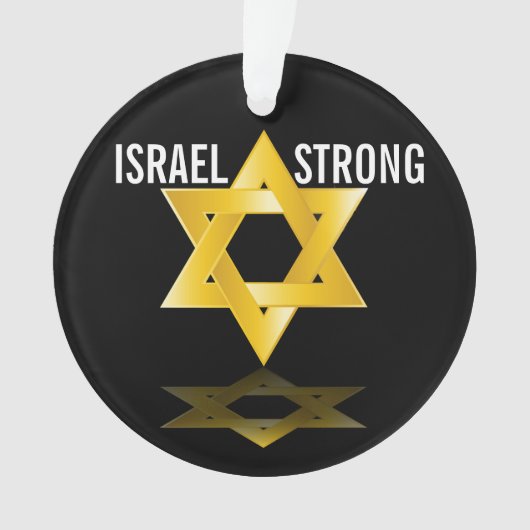 Schöner Star von David Ornament (Vorderseite)