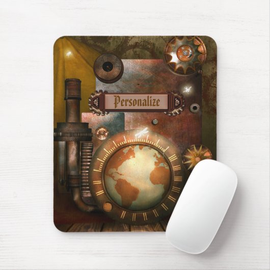 Schöner Steampunk personalisiertes Mousepad (Mit Mouse)
