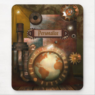 Schöner Steampunk personalisiertes Mousepad