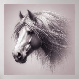 Schöner Stift zeichnend Zuhause-Bürodekor Poster