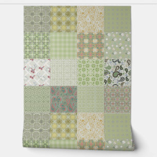 Schöner Stil für die Hütte gequiltes Patchwork Tapete