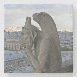 Schöner Stone Gargoyle Steinuntersetzer