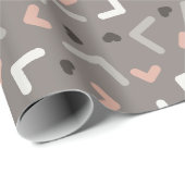 Schöner strahlender Kindergeburtstag Geschenkpapier (Rolleneckpunkt)