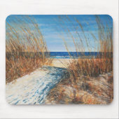 Schöner Strand Art Sand Dunes Art Mousepad (Vorne)