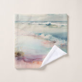 Schöner Strand Badhandtuch Set (Waschlappen)