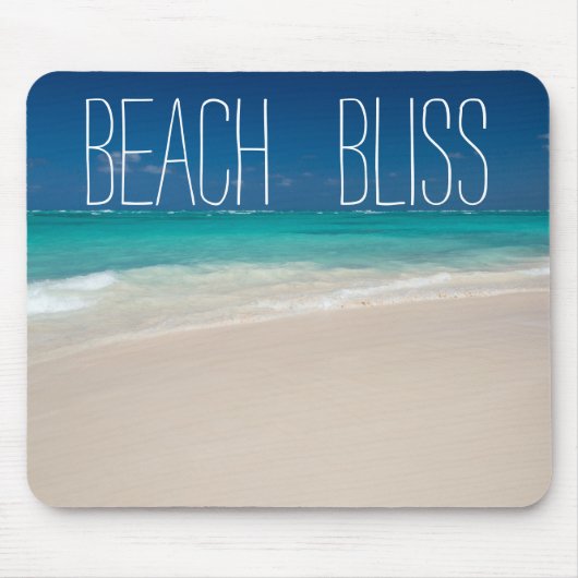 Schöner Strand Bliss Mousepad (Vorne)