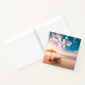 Schöner Strand der Malediven Notizblock (Innenseite)