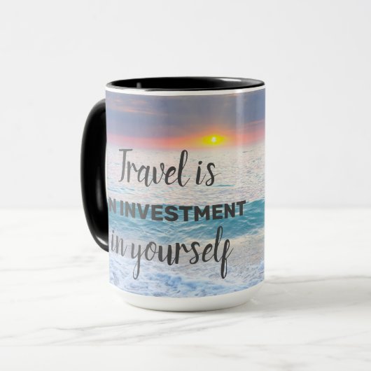 Schöner Strand der Malediven Tasse (Vorderseite Links)