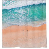 Schöner Strand Duschvorhang (Vorderseite)