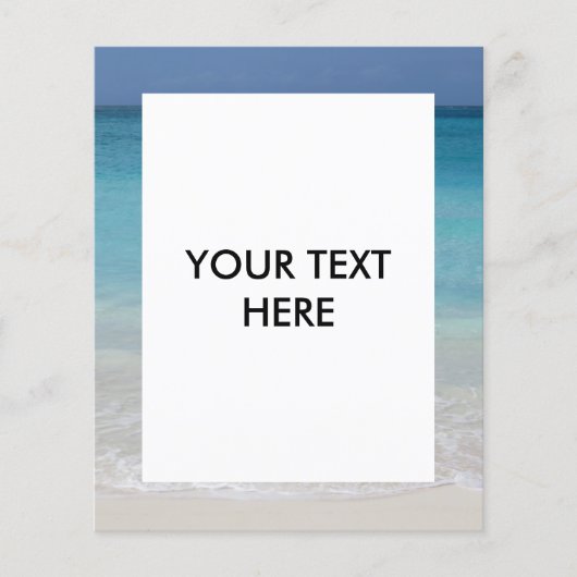 Schöner Strand | Foto Turks und Caicos Flyer (Vorne)