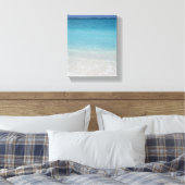 Schöner Strand | Foto Turks und Caicos Leinwanddruck (Insitu (Schlafzimmer))