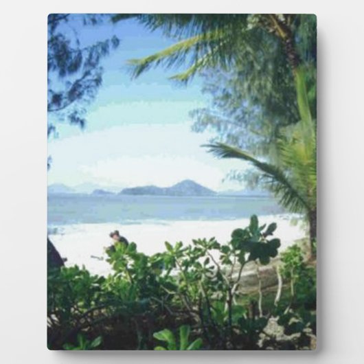 SCHÖNER STRAND FOTOPLATTE (Vorderseite)
