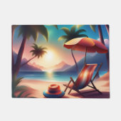 schöner Strand Fußmatte (Vorderseite)