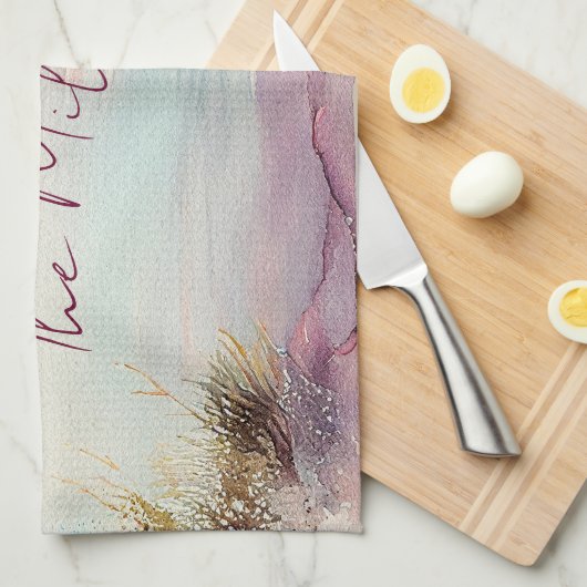 Schöner Strand Geschirrtuch (Viertel Falte)