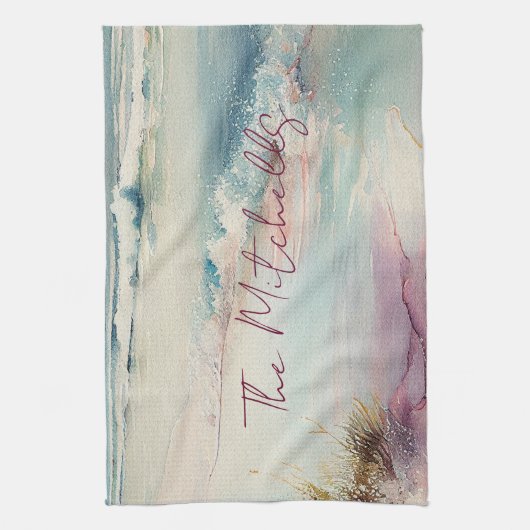 Schöner Strand Geschirrtuch (Vertikal)