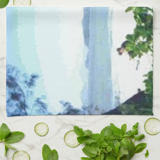 SCHÖNER STRAND GESCHIRRTUCH (Gefaltet)