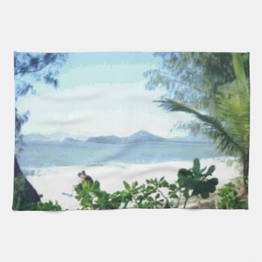 SCHÖNER STRAND GESCHIRRTUCH (Horizontal)