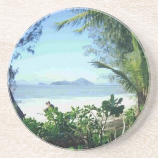 SCHÖNER STRAND GETRÄNKEUNTERSETZER (Vorne)