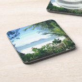 SCHÖNER STRAND GETRÄNKEUNTERSETZER (Linke Seite)