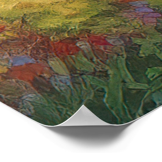 Schöner Strand in Griechenland Poster (Ecke)